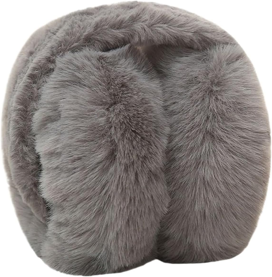 Fashion Foldable Faux Fur Earmuffs - Unisex Soft Plush Ear Warmers for Outdoor Cold Protection