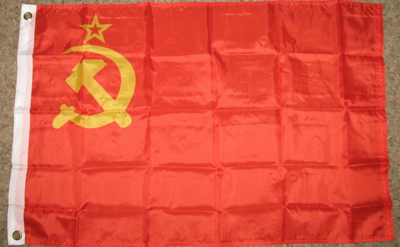 Amazon.com : USSR Russia Flag 2'x3' Soviet Union Polyester Banner