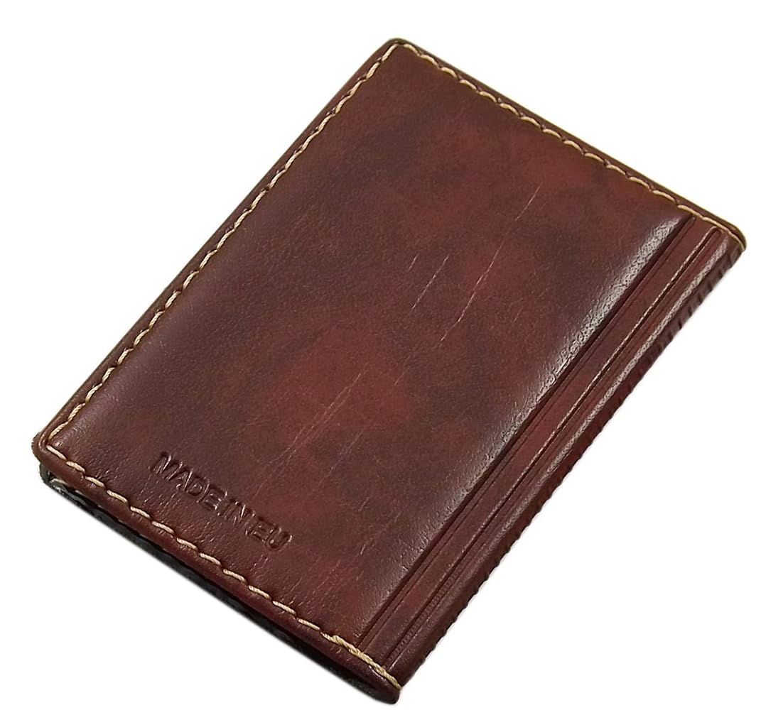 Porta Carte Di Credito MJ-Design - 12 Scomparti, Made In UE, Design Nero - Foto 7