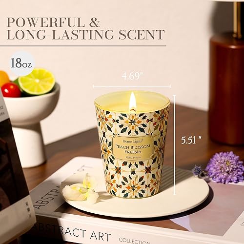 Miniatura 2 de HomeLights - Velas perfumadas para mujeres y hombres, frascos de velas de 6.7 oz, vela de aromaterapia de una sola mecha, ideal para texturas