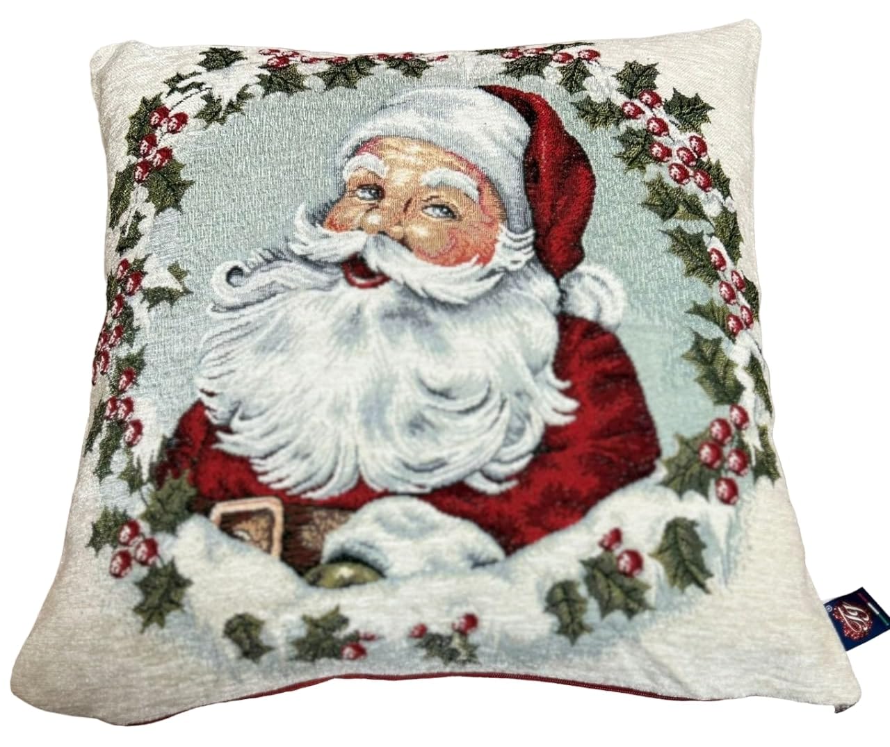 Coussin d'ameublement de Noël Santa Claus 45x45cm idée cadeau déco pour les proches