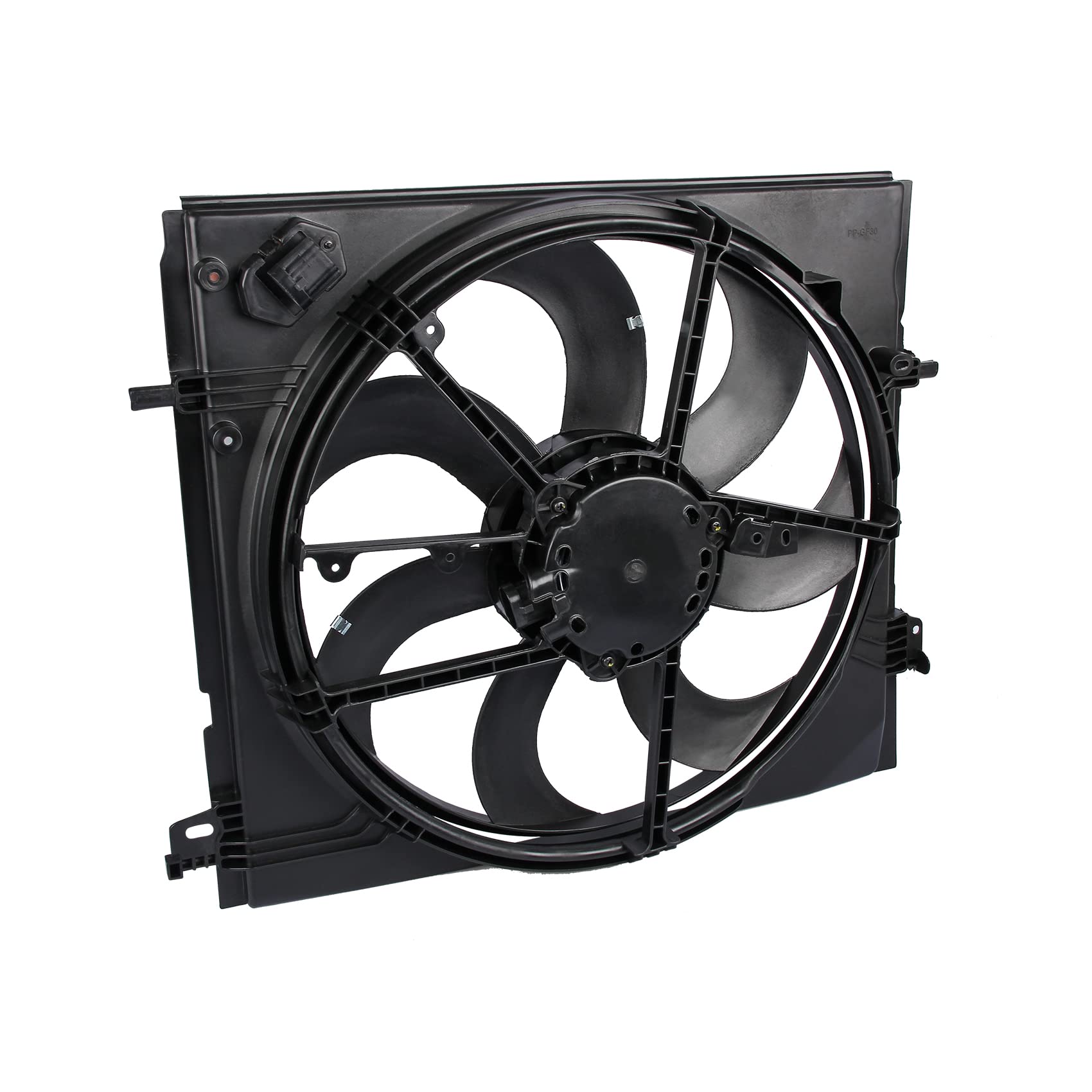 DOCAS Ventilador de refrigeración del motor 214814EB0A,214814EB0B compatible para Qashqai II J11 J11 X-Trail T32 KADJAR (HA_, HL_)