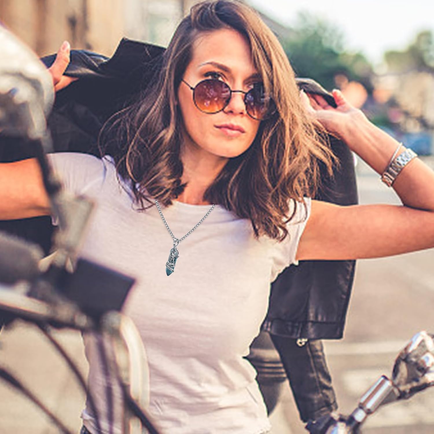 925 Sterling Silver Patron Saint Amulet Necklace for Men Women Religious Catholic Jewelry Gifts for Him Her - Image 5