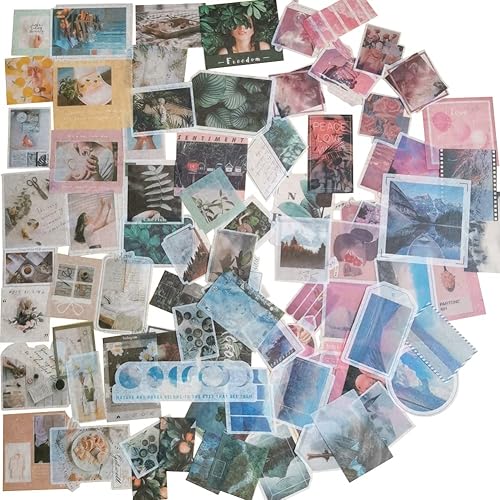 Miniatura 3 de Adhesivo Washi para álbum de recortes, plantas verdes, hermosos paisajes de la naturaleza, decoración de cosas de la vida diaria, calcomanías de