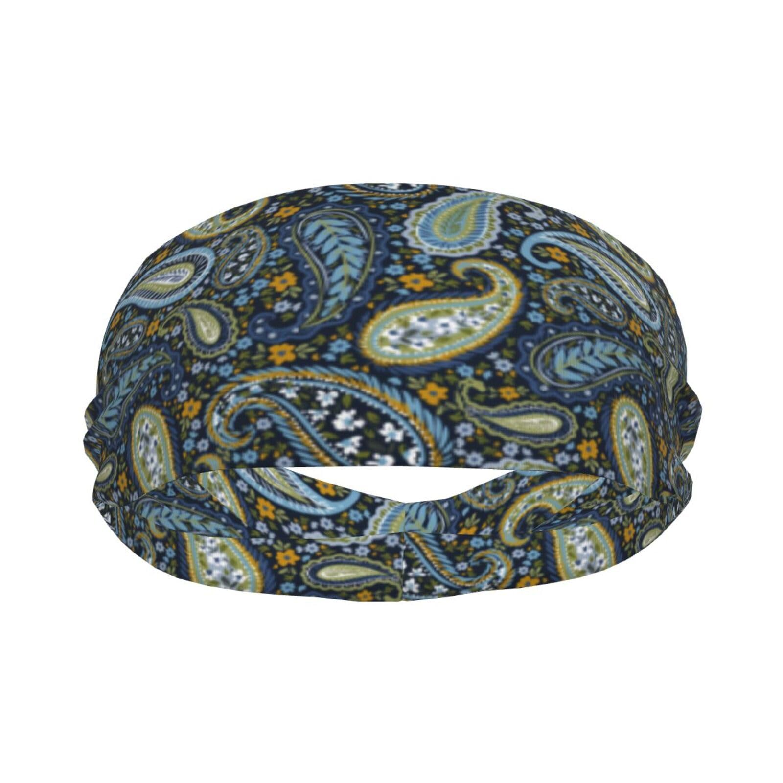 Sports Sweatband Head Bands for Women Men Sweat-Absorbing Headbands Suitable for Running Yoga Fitness Football Exercise