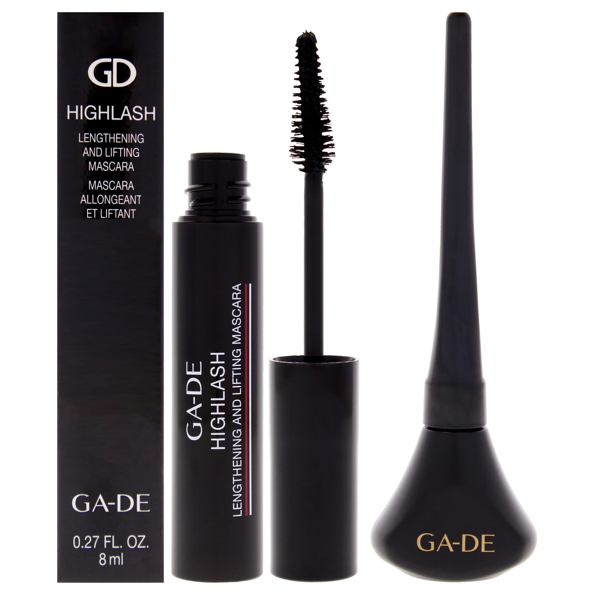 Highlash Mascara and Dip Liner Waterproof Kit by GA-DE for Women - 2 Pc Kit 0 27oz Highlash