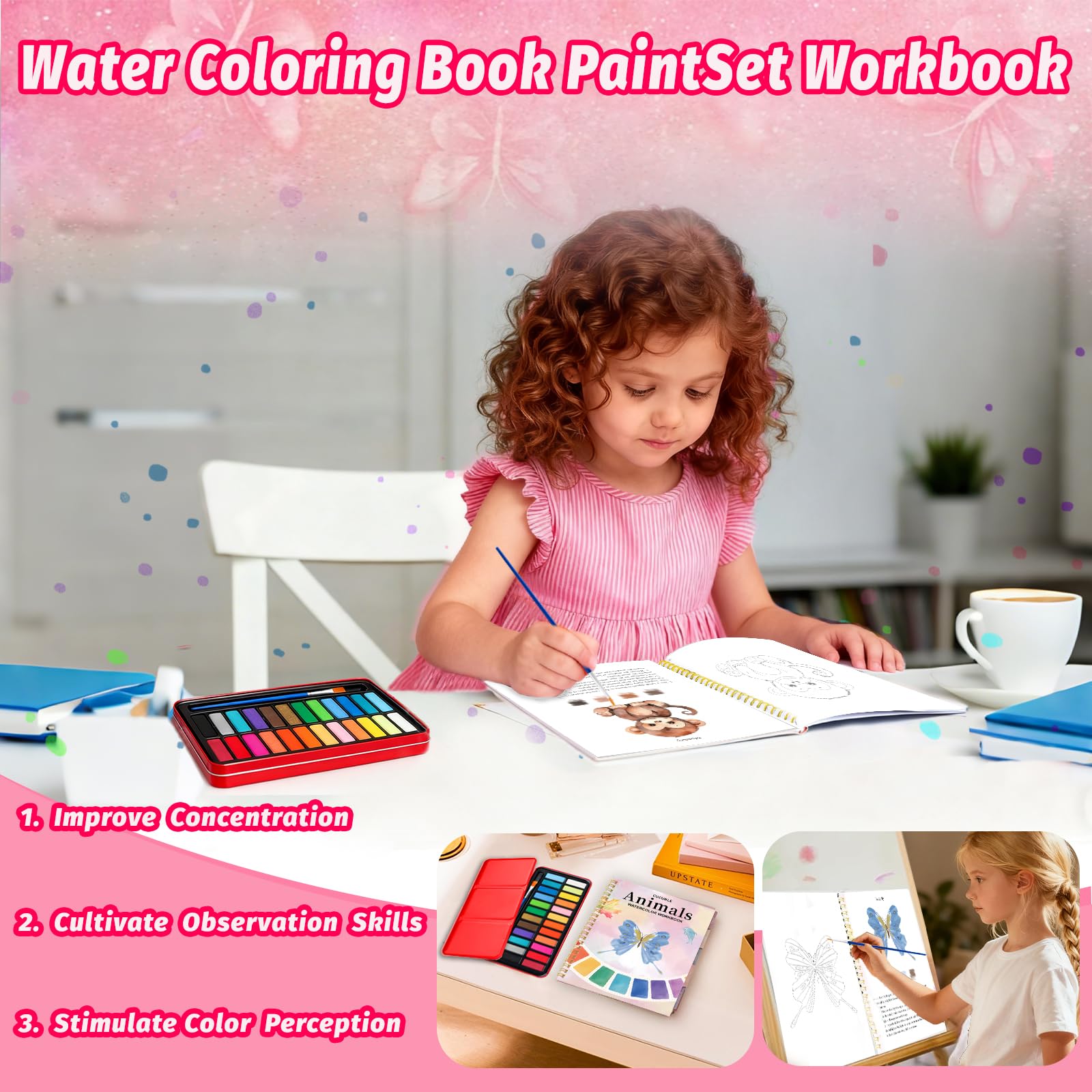 Watercolor Workbook for Beginners - Painting Kit -5 Watercolor Workbook for Beginners - Painting Kit -5