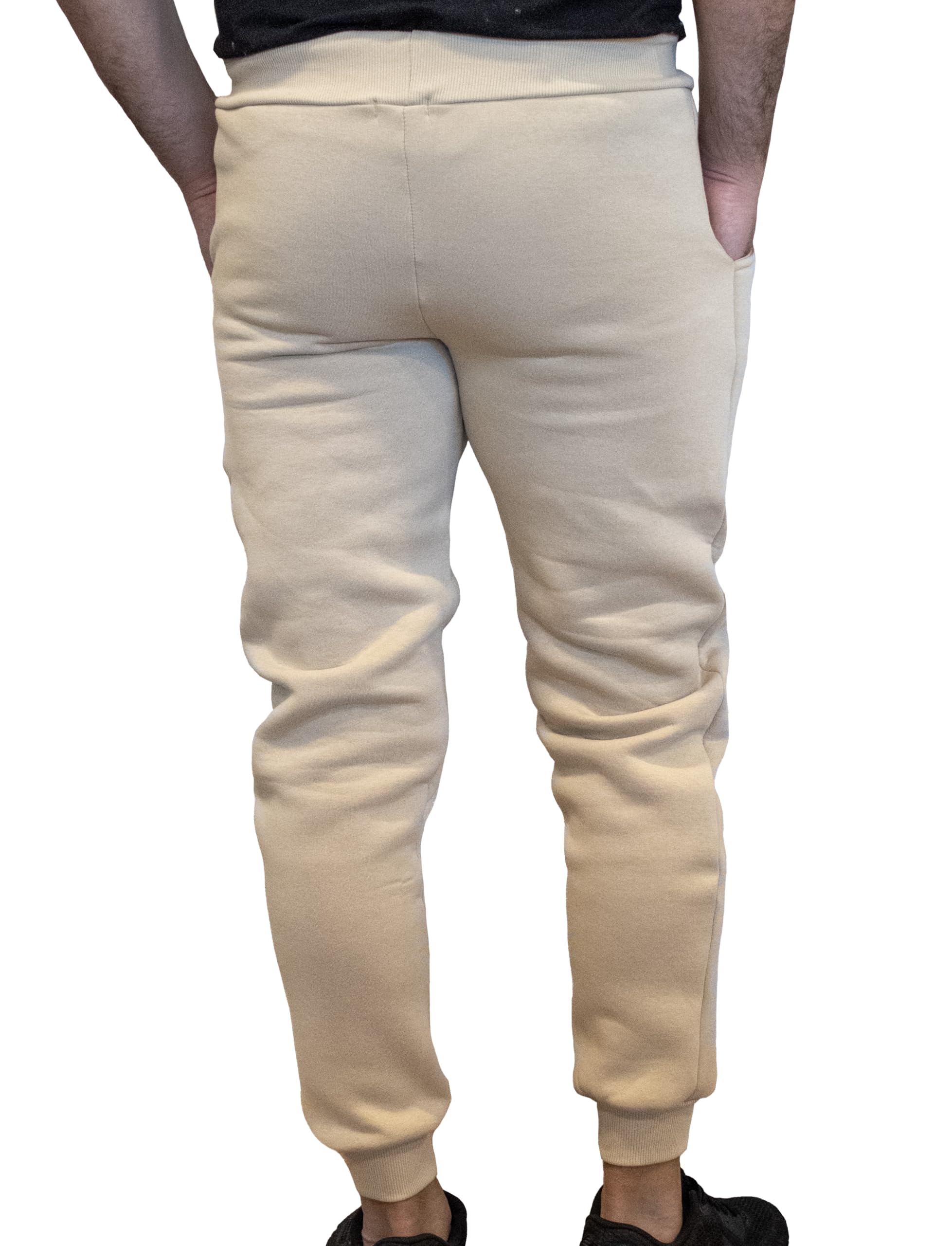 Pantaloni della Tuta, Joggers in Cotone Felpato per Uomo, Sportivi Caldi Ottimi per Casa, Palestra, Corsa, attività Sportiva, Jogging e Tempo Libero