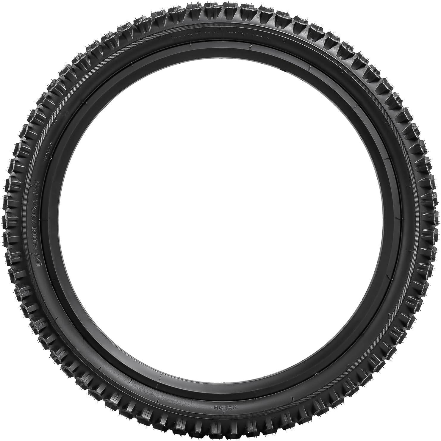 YunSCM 2Pcs Faltbare 20 Zoll Fahrradreifen 20X2.125 Mantel 57-406 kompatibel Stadt/Straße/Mountainbike Reifen