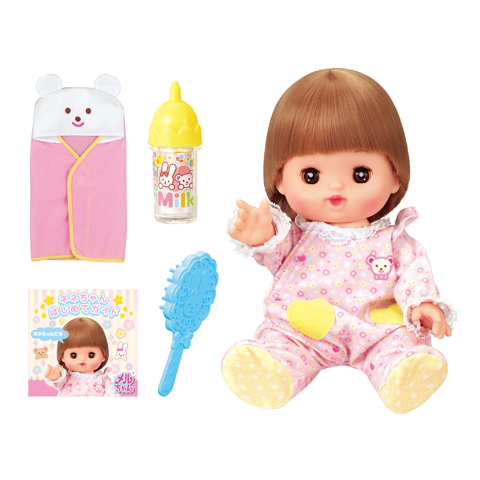 パイロットコーポレーション(PILOT CORPORATION)メルちゃん お人形セット メルちゃんのいもうと おめめぱちくりネネちゃん(2022年発売モデル) ブロンド 1851569