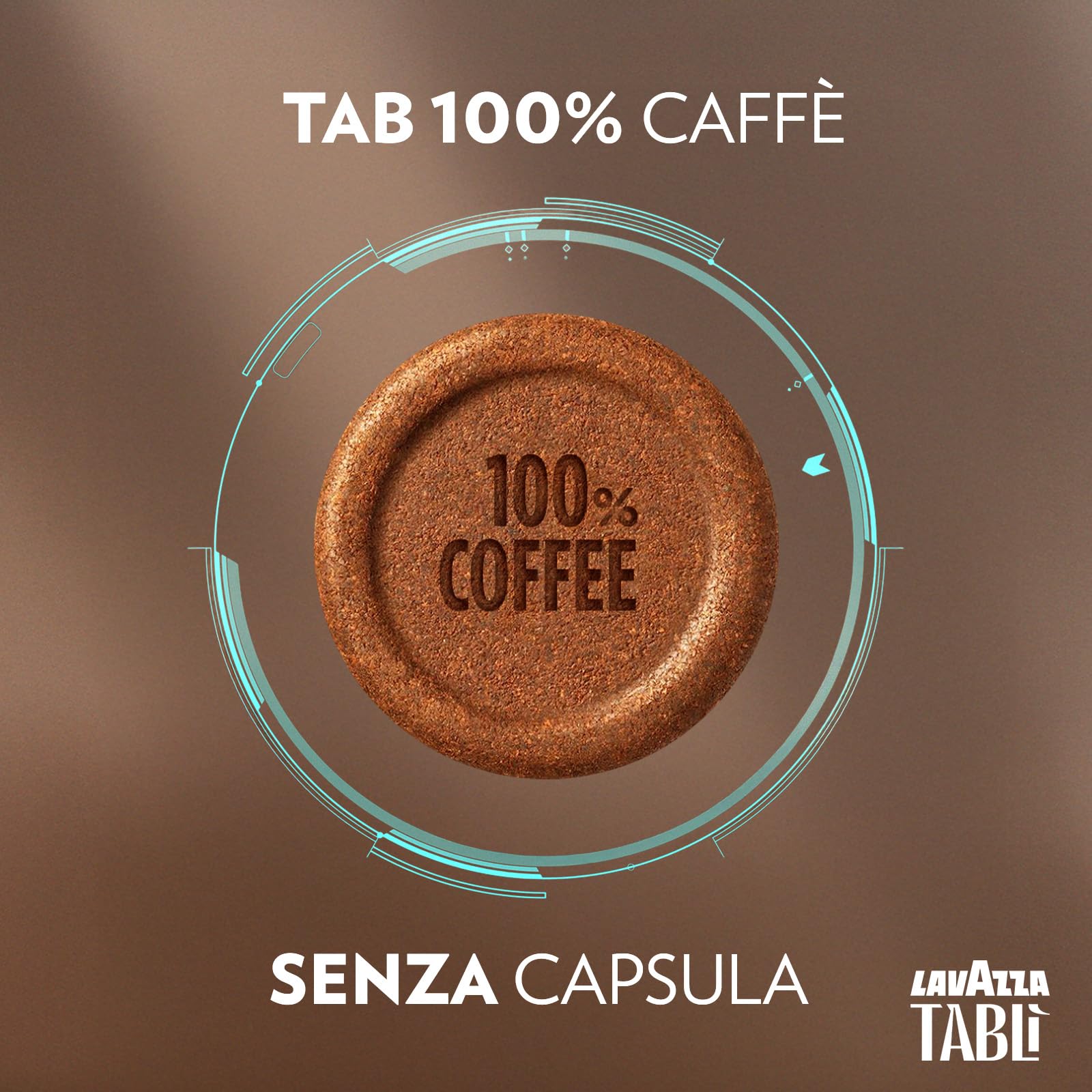 Lavazza, Tablì, Macchina Caffè Creata Esclusivamente per Tab 100% Caffè, Controllo Remoto con App, Compatibile Alexa e Google Home, Serbatoio d'Acqua 1.2L, 1450 W, 165 x 330 x 390mm, Rossa