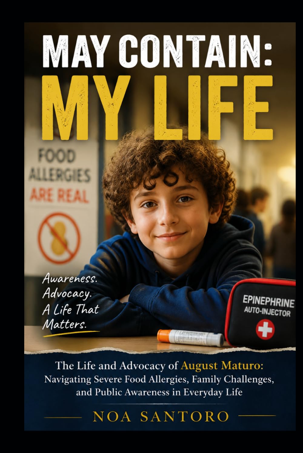 MAY CONTAIN: MY LIFE: The Life and Advocacy of August Maturo: Navigating Severe Food Allergies, Family Challenges, and Public Awareness in Everyday Life