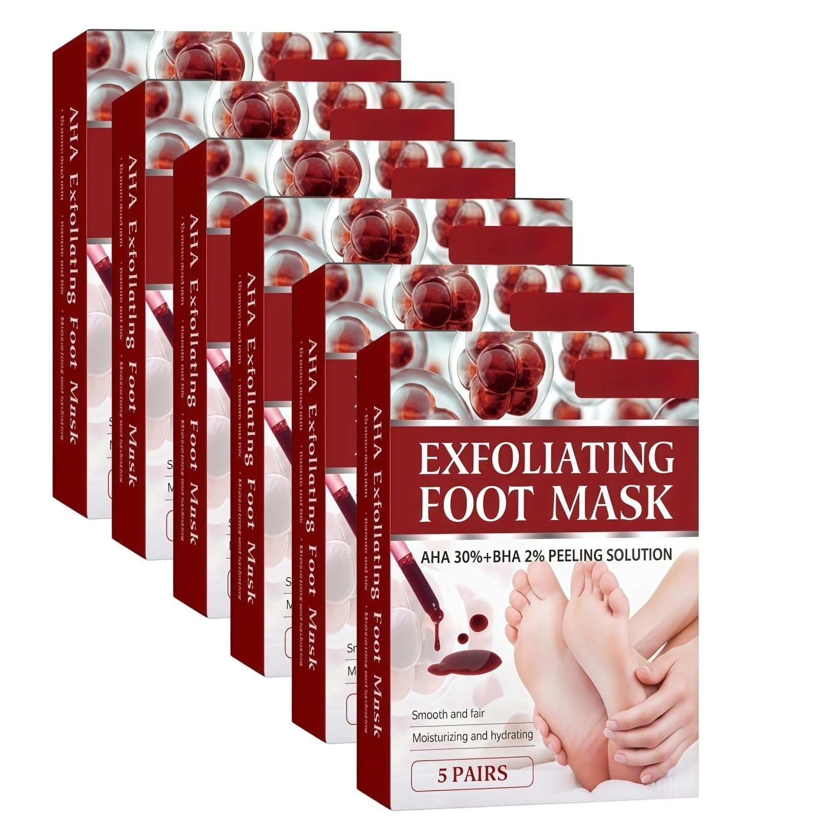 Peeling-Maske für Pfirsich, feuchtigkeitsspendende Fußmaske mit Kokosnuss - Pflege von Hornhaut und abgestorbener Haut – feuchtigkeitsspendendes Fußpeeling, Hornhautpeeling für die Füße
