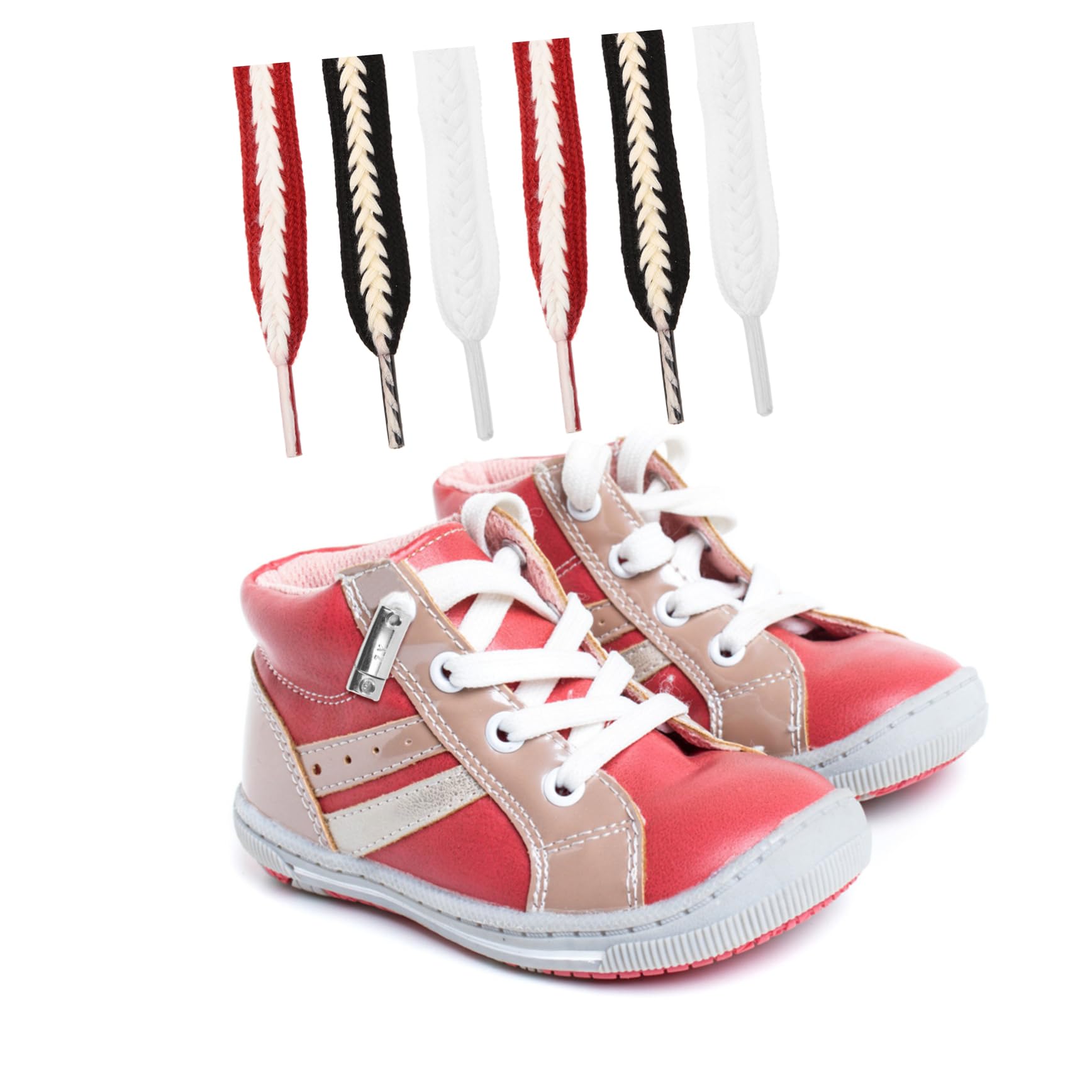 SHERCHPRY Cordones de trigo trenzado cordones de poliester cordón de dinero de alta densidad botas deportivas shoe laces cordones anchos cordones de zapatos anchos poliéster algodón