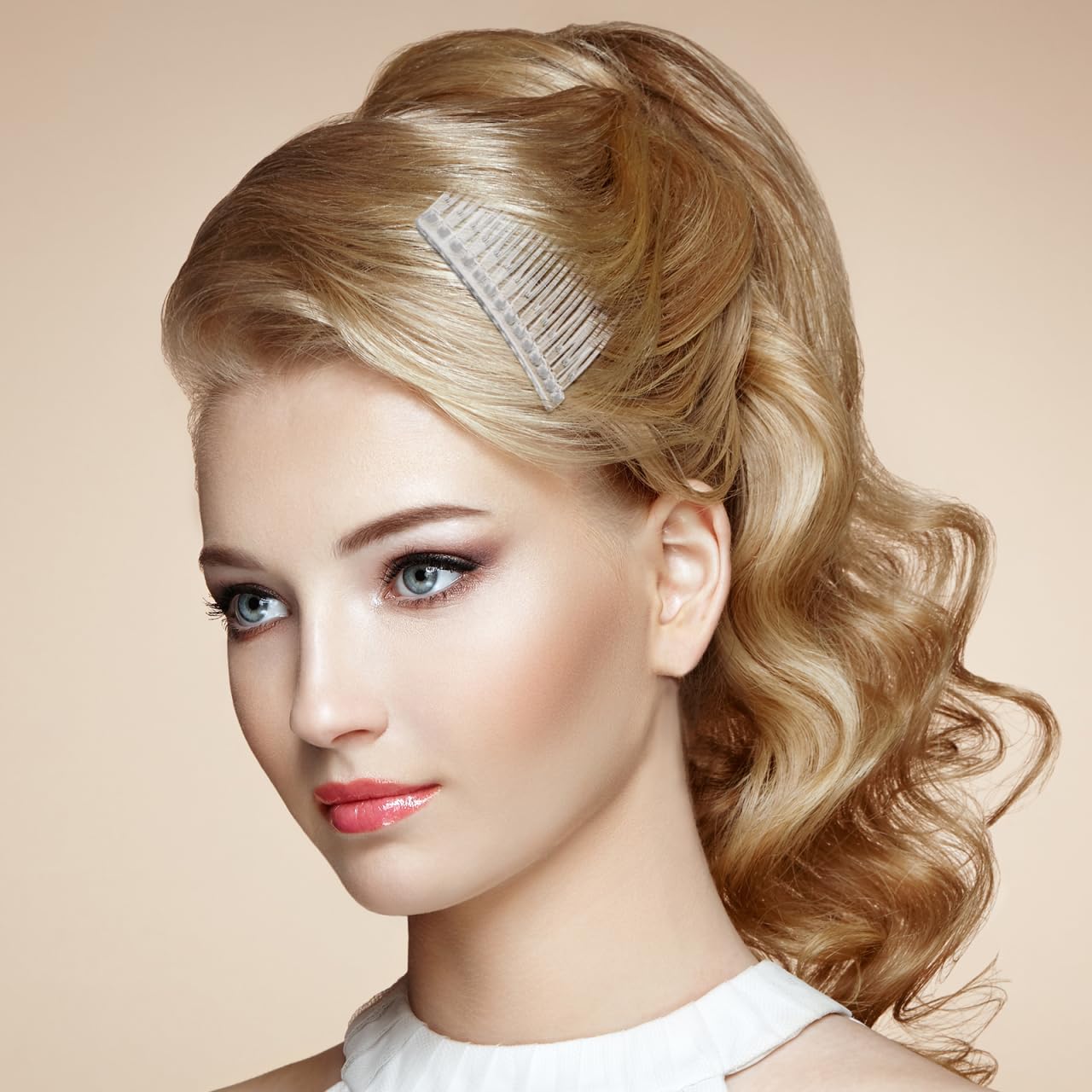 Fomiyes Peinetas Transparentes Para El Pelo Con 14 Dientes Peine De Pelo Lateral Para Boda Y Eventos Accesorio Ligero Para Mujeres Y Niñas Paquete De 10 Unidades
