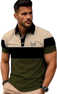Garima Knitwear Mens Regular Fit Printed Cotton Polo Tshirt Regular Fit Polo T-Shirt for Men| Printed Polo T-Shirt | Cotto... Price In India