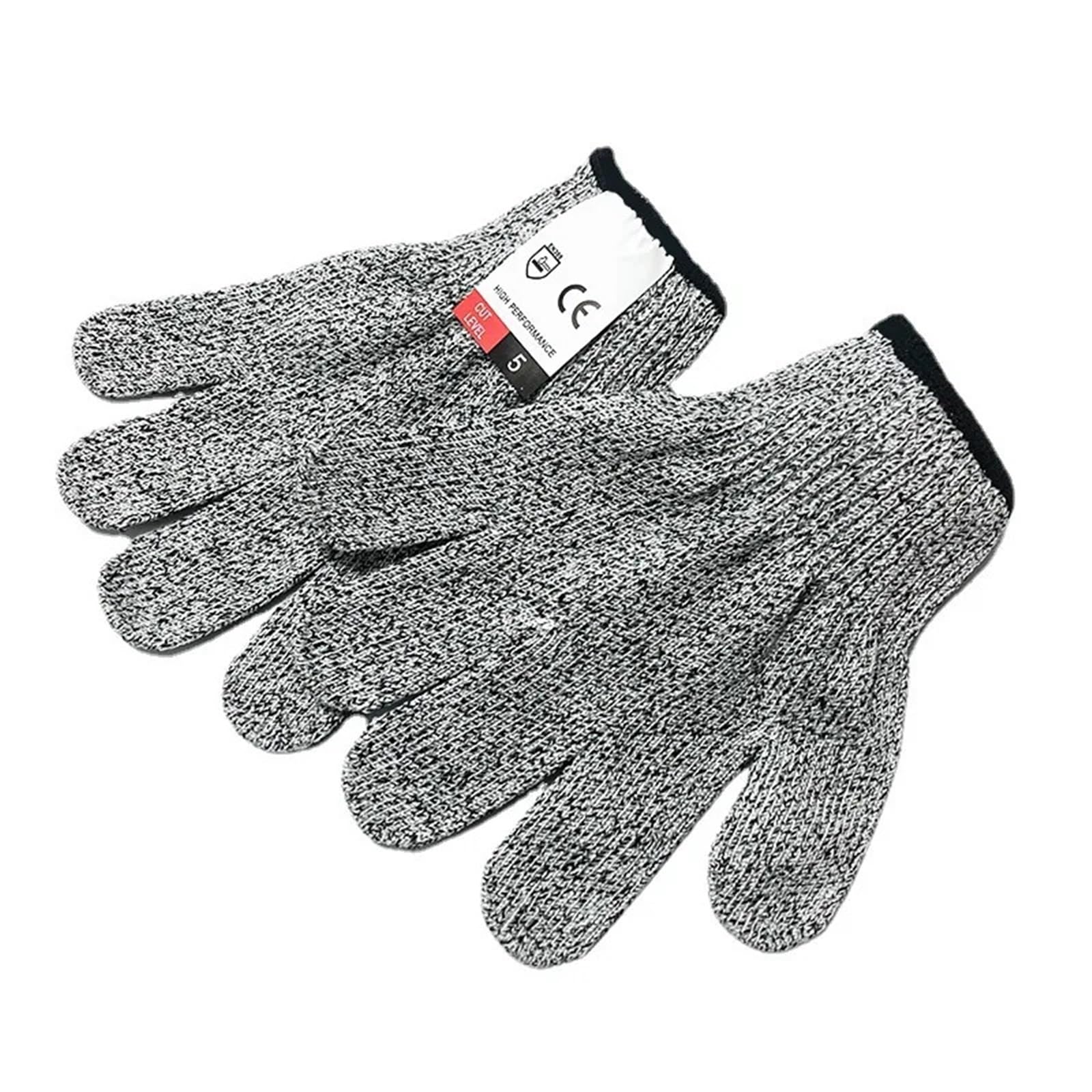 1 par de guantes anticorte nivel 5 protección for cocina, seguridad for cortar carne y madera Resistente a pinchazos(Medium)