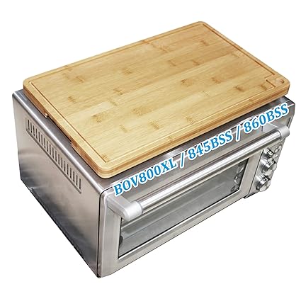 Cutting Boards Compatible with Breville BOV800XL/845BSS/860BSS, Butcher Block for Toaster Smart Oven Pro Air Fryer, Increates Storage space and Protects Cabinets (17.8x10.8 inch)