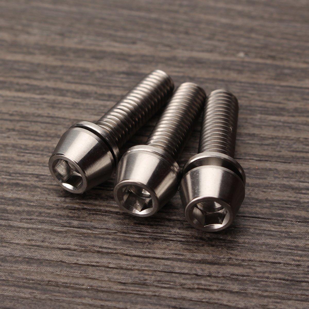 7Pcs Ti Titane Boulon Kit Vis M5 M6 Ensemble Conique