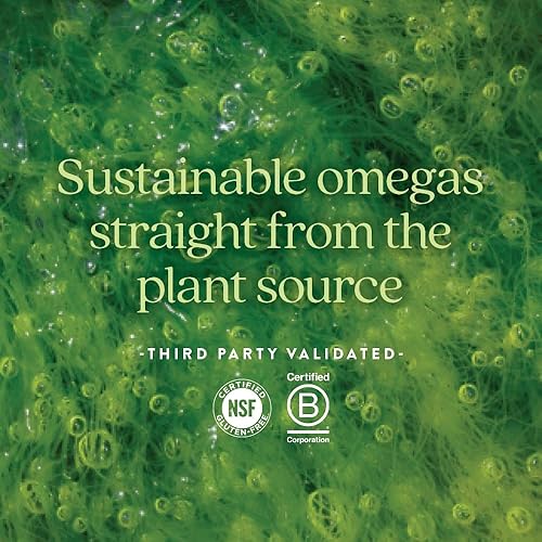Miniatura 5 de New Chapter Suplemento vegano de DHA, EPA y DPA, complejo vegano de omega-3 para el corazón, el cerebro, los ojos y las articulaciones - 30 cápsulas