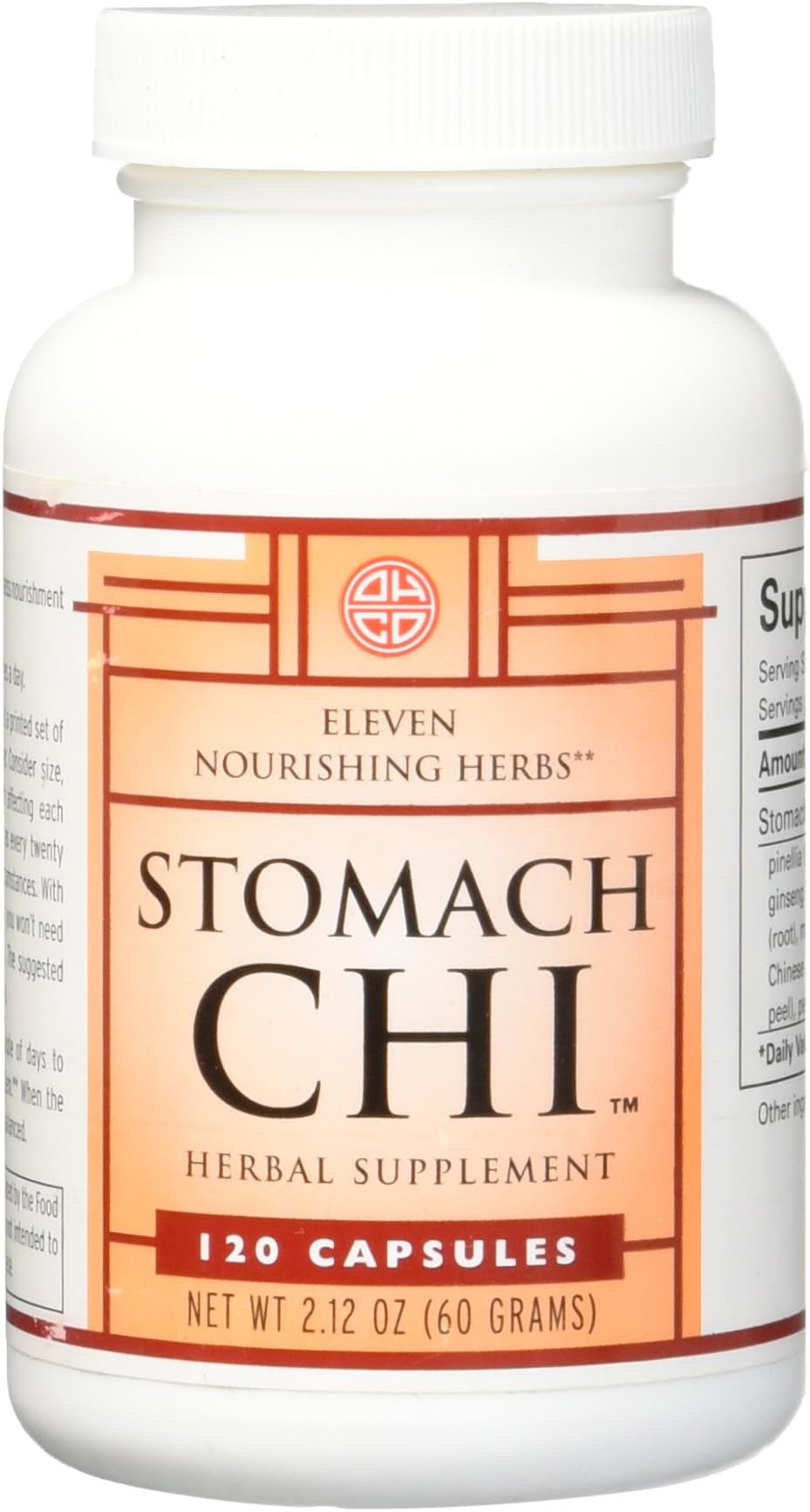 Stomach Chi - Chinese Herbal Supplement for - Strengthen & Restore Digestive System & Improve Function to Aid Stomach Relief - Natural Digestive Support - 120 Capsules