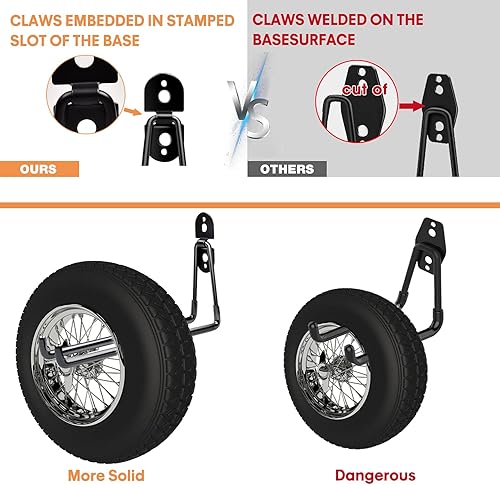 Miniatura 8 de Ganchos de almacenamiento de garaje  Gancho colgante de pared de 2.8 pulgadas, organizador de herramientas, gancho doble resistente