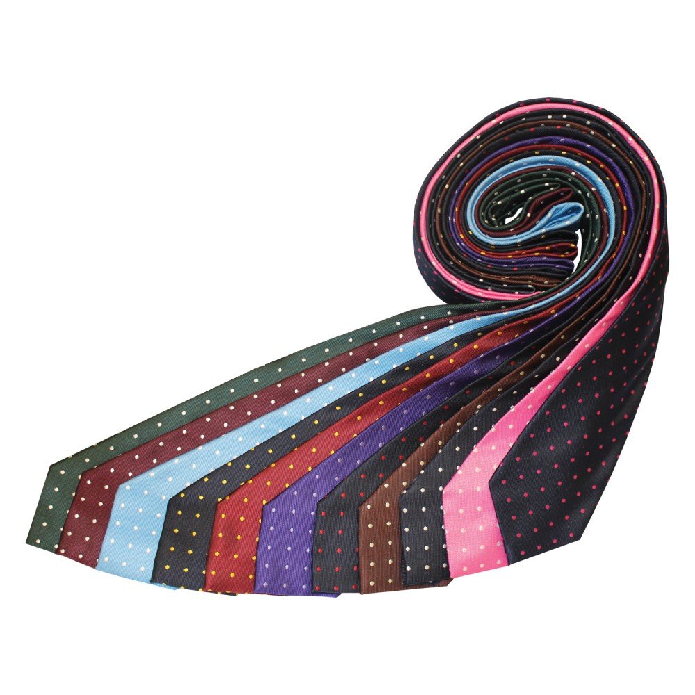 Equetech Blue/White Junior Polka Dot Tie