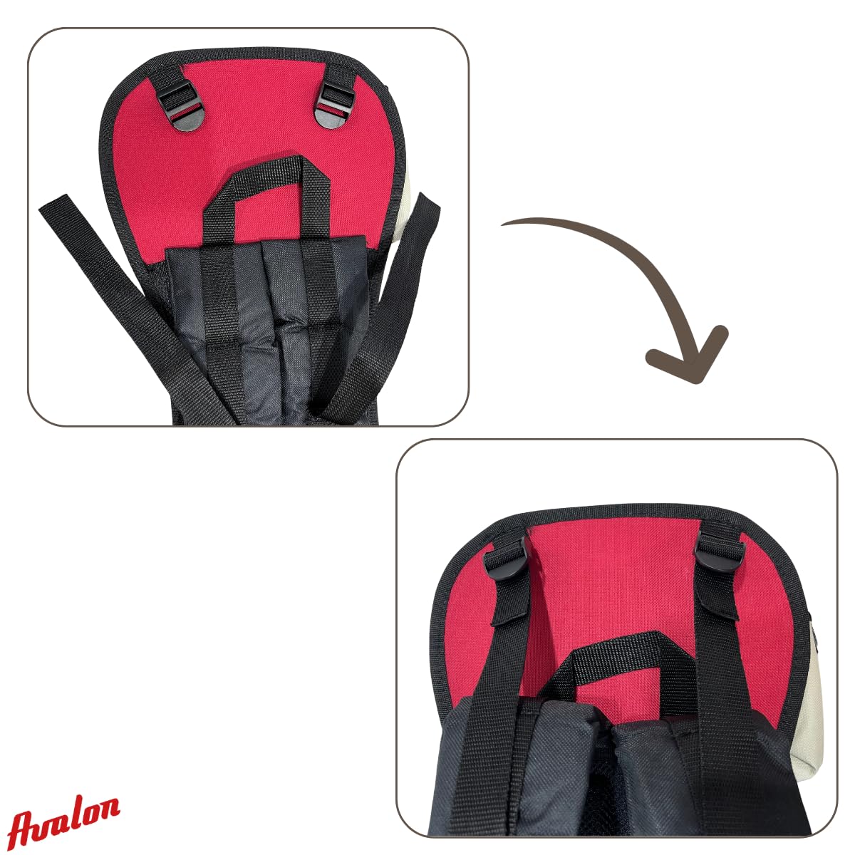 Harnais pour débroussailleuse de sac à dos. Harnais rembourré et ergonomique pour de longues journées de travail. Comprend des sangles pour l'ajustement au dos