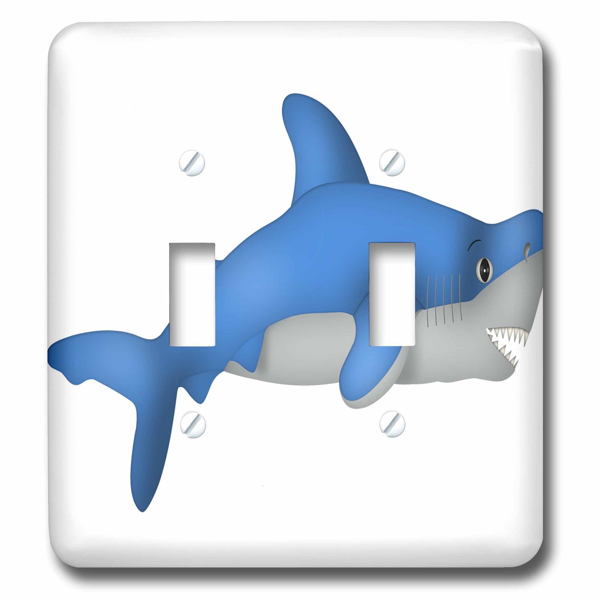 Interrupteur à baïonnette requin 3dRose graphisme haute définition
