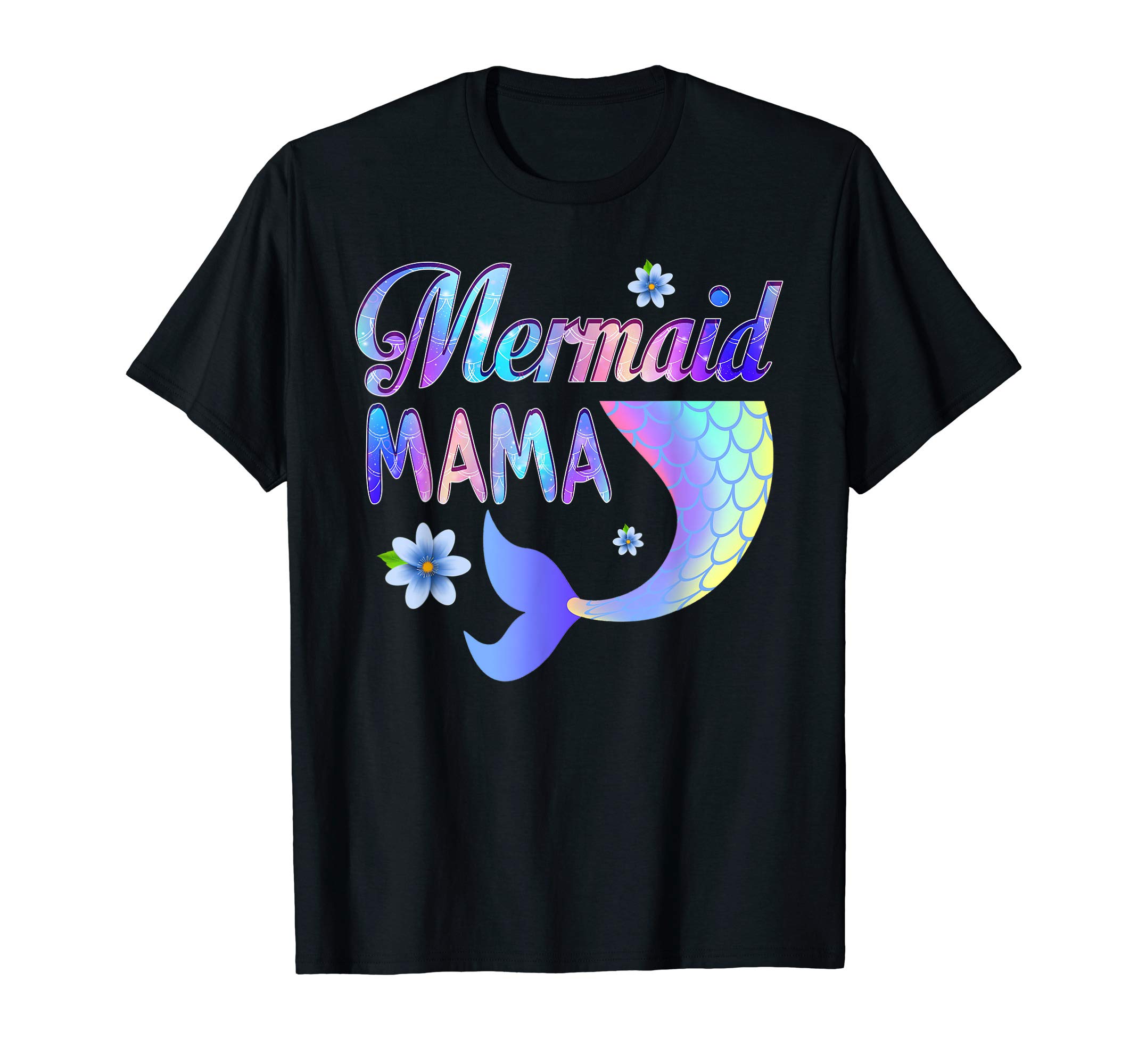 Mermaid Matching Family OutfitsMermaid Mama Funny Mermaid Mom Matching Party T-Shirt
