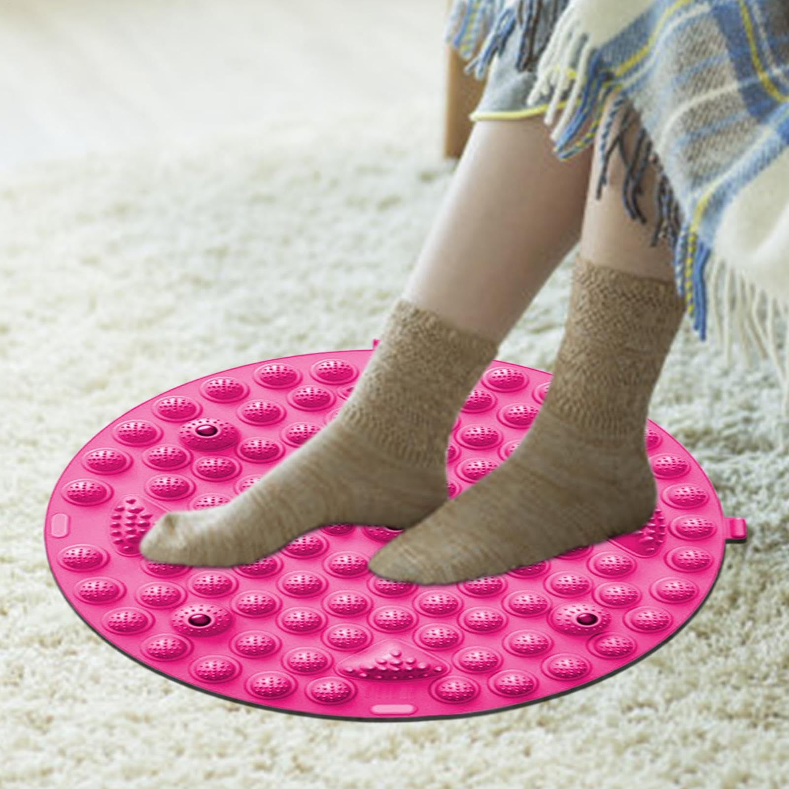 Tappetino Massaggiante per Piedi Accessorio Ergonomico Antiscivolo per | Cuscinetto Massaggio Punti Piedi Rilassante Per Adulti Che Stanno Seduti A Lungo Soggiorno Camera Bagno Dormitorio