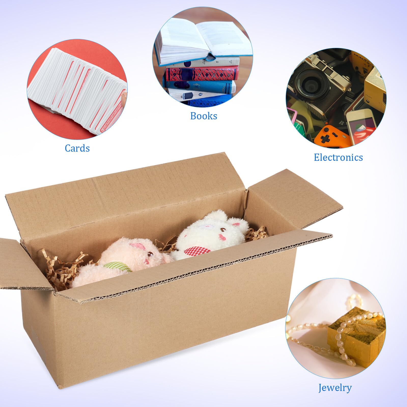 UKCOCO 10piezas Cajas de Embalaje para Envios Cajas de Carton Corrugado para Pequenas Empresas para Mudanzas