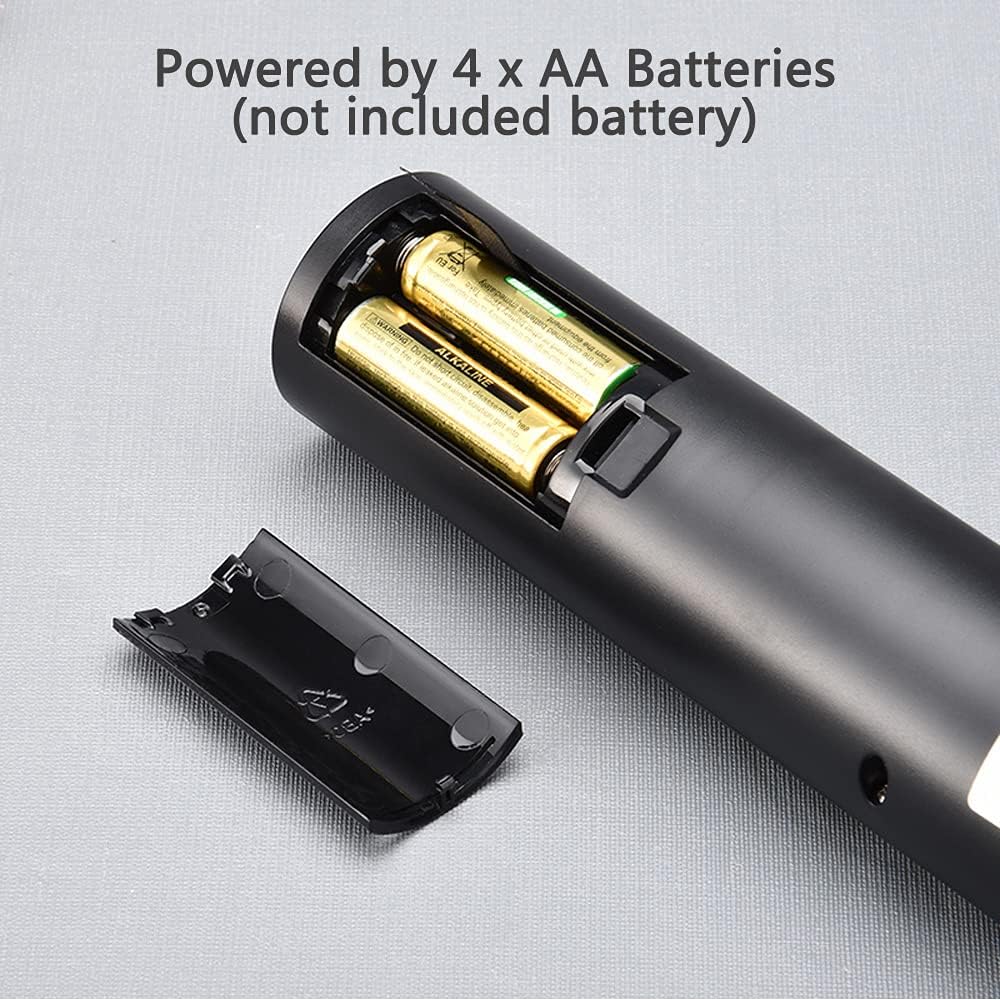 Electric Wine Bottle Opener, Battery Operated Automatic Corkscrew Gift Set with Foil Cutter, Wine Vacuum Stopper, Wine Pourer for Family, Wine Lover