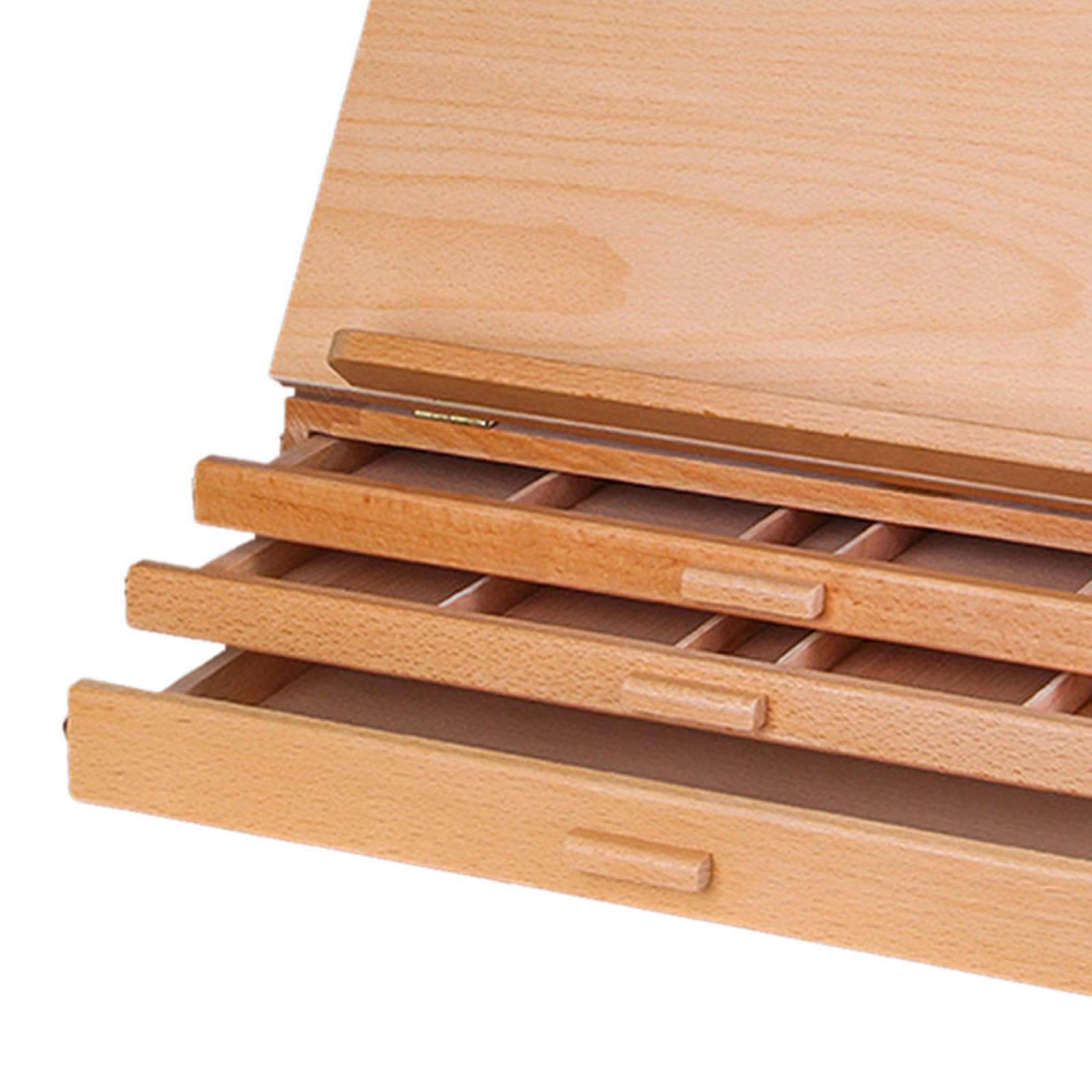 Boîte de rangement pour matériel artistique transformable en chevalet de dessin avec réglages ajustables, conçue pour les enfants et les adultes