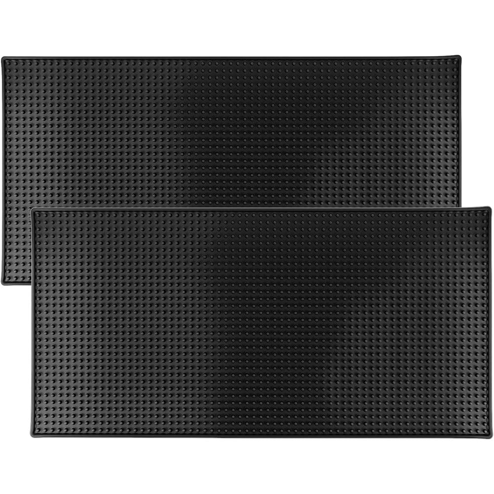 Tapis de bar en caoutchouc extra large lot de 2 tapis de séchage vaisselle cuisine