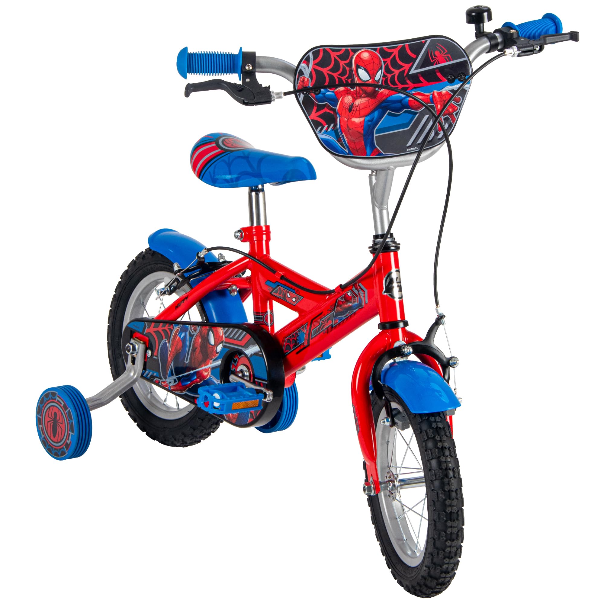 Huffy Vélo pour Enfant Marvel Spider-Man 12/14/16" avec Roues Jockey