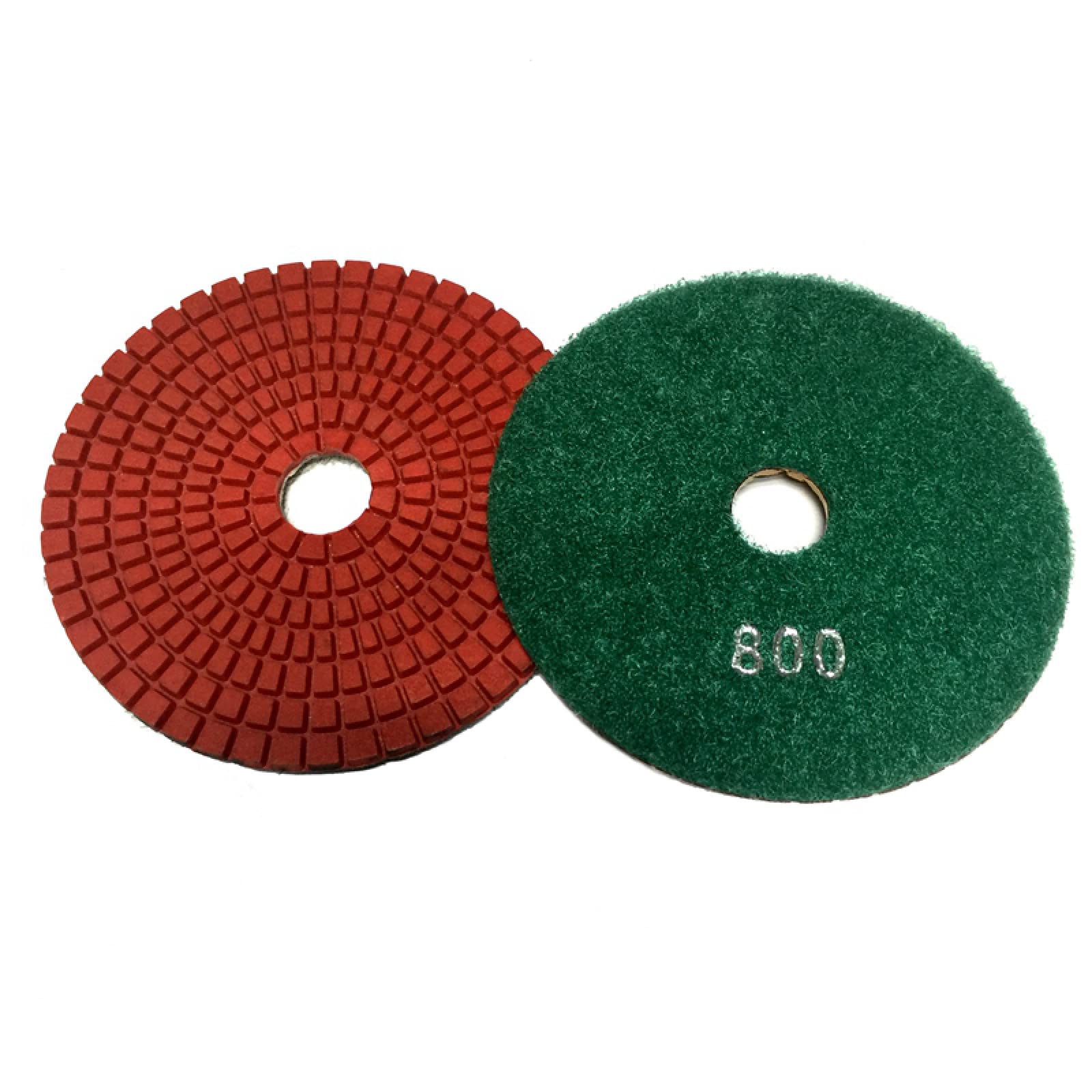 Almohadillas De Pulido De Diamante Húmedo De 4 Pulgadas, 10 Uds., Almohadilla De Pulido De Mármol Flexible De 100mm Para Disco De Molienda De Piedra De Granito 4DS3,Granos 400