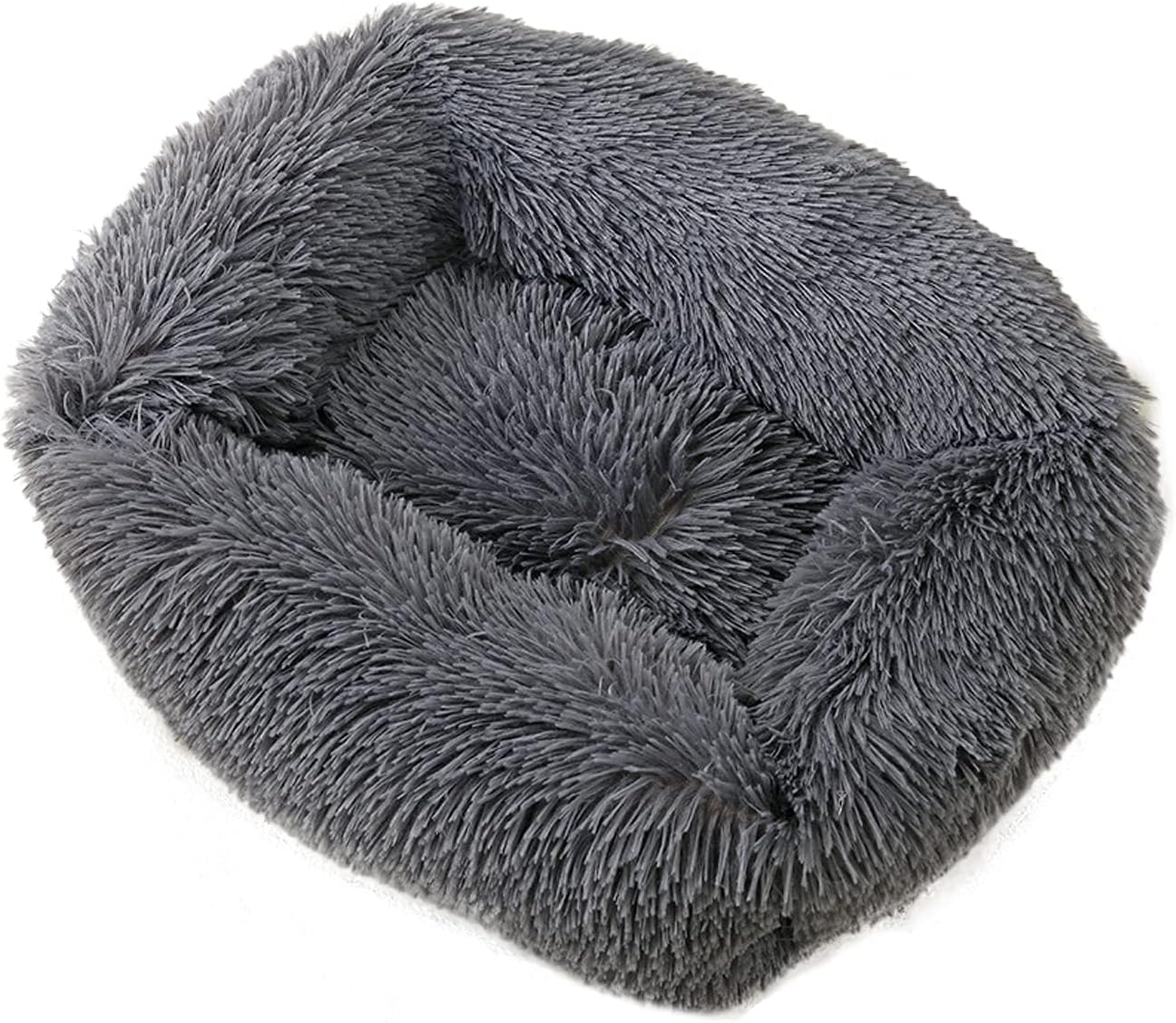 PETCUTE Cama para Perros y Gatos,Cama Gato,Cama Perro para Grande Mediano Pequeños Perros,Lavable Suave Mascotas Calentito Cojín,Cálido Felpa Cama Interior Invierno para Mascotas