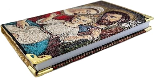 Miniatura 2 de Bloc de notas de icono de la Santa Familia con iconos de oración, para entradas diarias de gratitud de 5 1/2 pulgadas, regalo de Navidad religioso