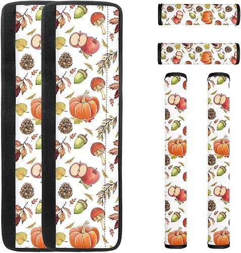 Cubierta para manija de puerta de refrigerador de calabaza otoñal, asas de decoración de electrodomésticos de cocina de Acción de Gracias, guantes