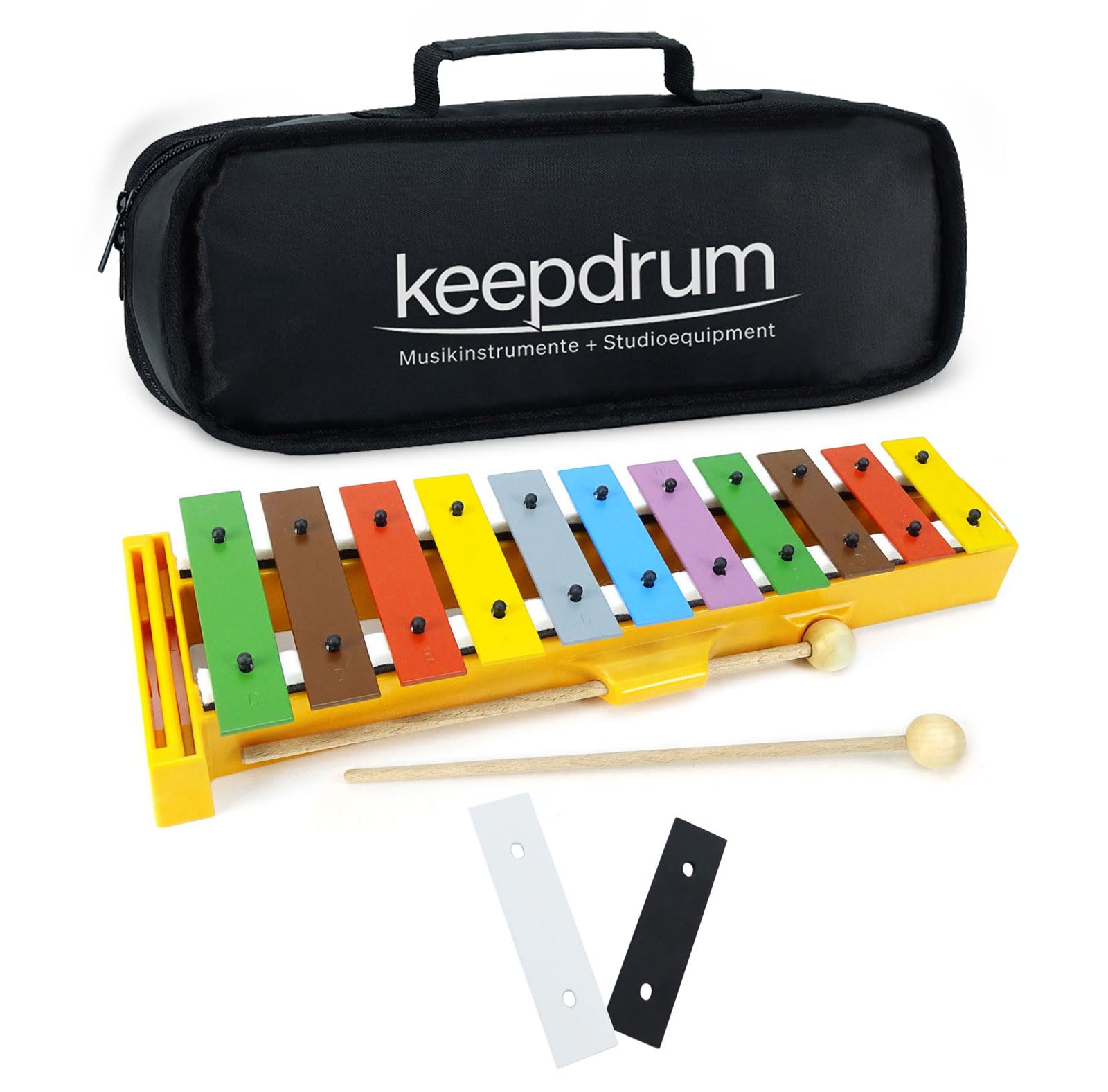 Sonor GS PLUS Glockenspiel + 2 Erweiterungs-Klangstäbe Fis-Bb + keepdrum Tasche