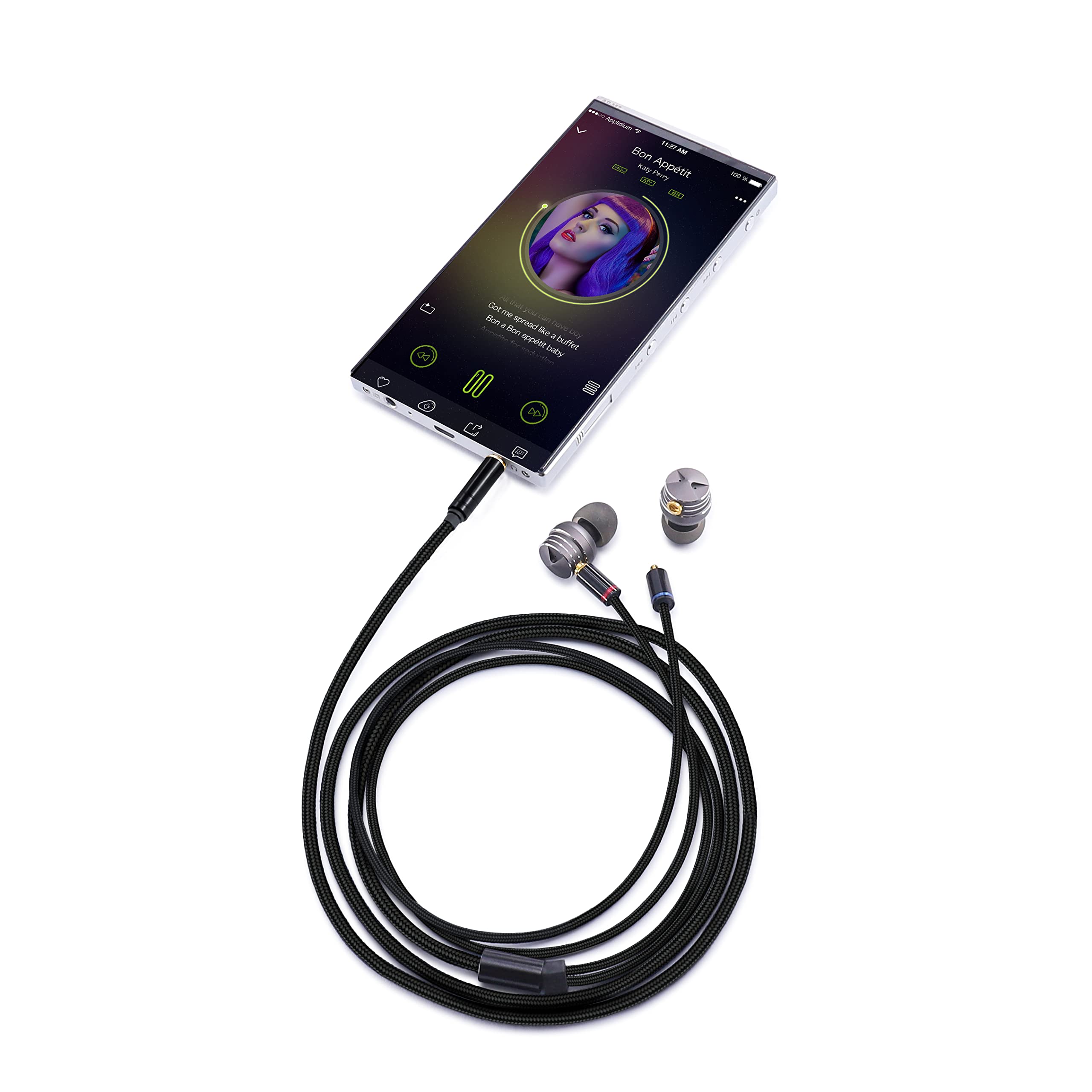 Amazon | 3APLUS HD4M mmcx リケーブル イヤホンケーブル 交換用 4.4mm