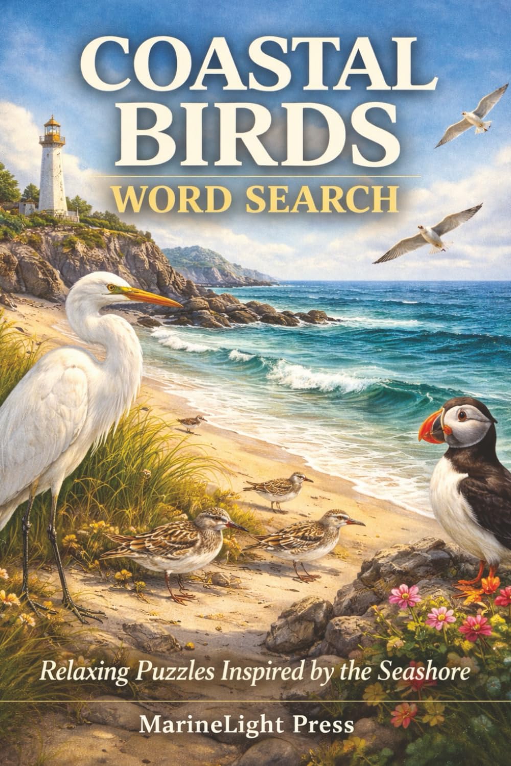 Coastal Birds Word Search: Relaxing Puzzles Inspired by the Seashore