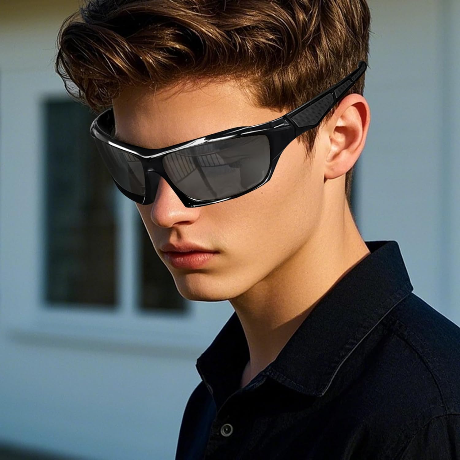 Men’s Polarized Sunglasses - Uv Protection Glasses, Outdoor Sports Eyewear with Comfortable Fit, Fashion Accessory Sturdy