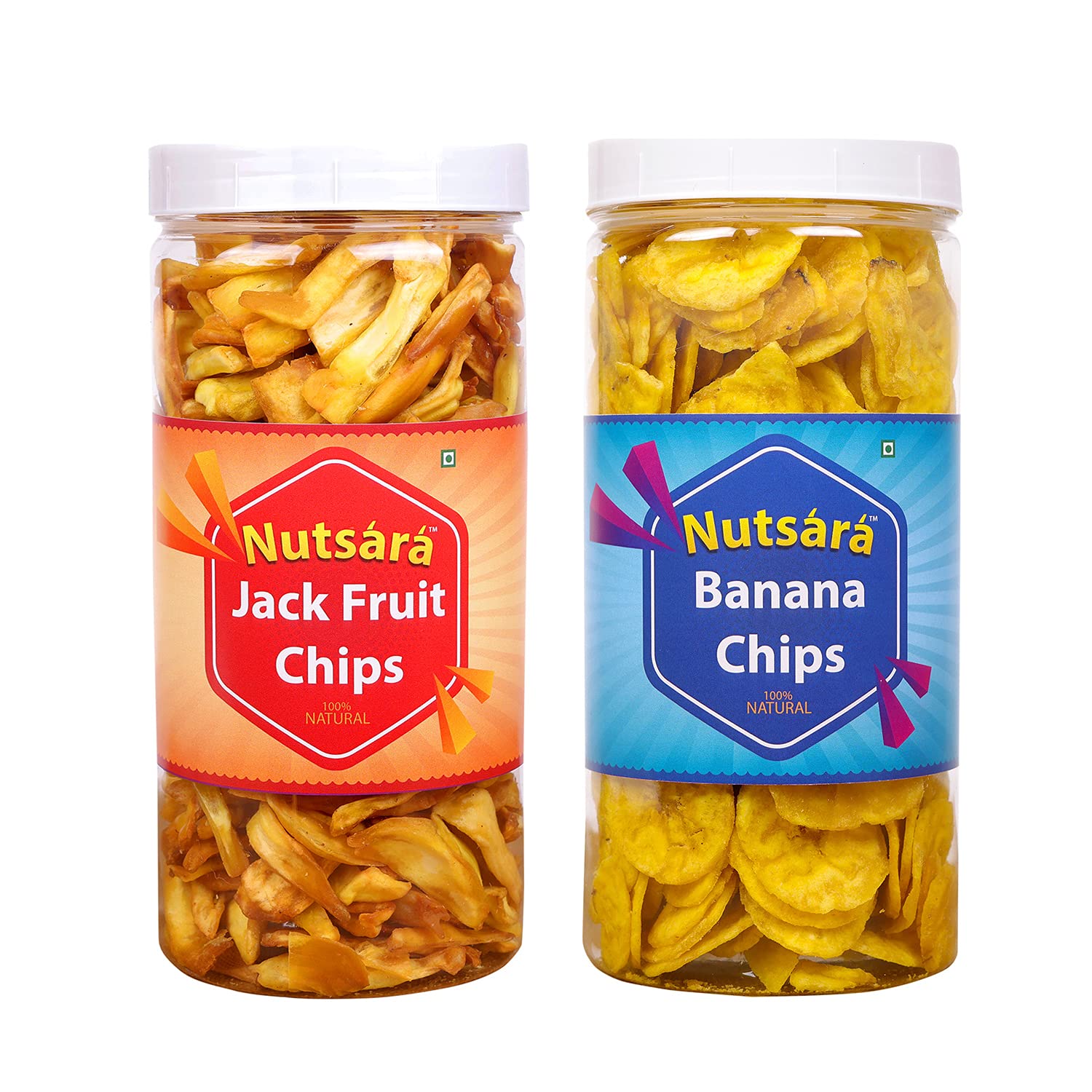 Nutsara Kerala Yellow Banana Chips and Jackfruit Chips Combo Made in Coconut Oil (500GM) (B09GFHWL12) Amazon Price History, Amazon Price Tracker