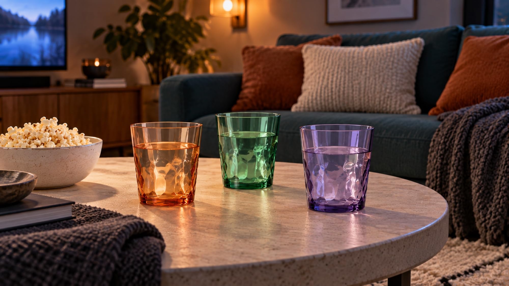 Premium Drinking Glasses - Set of 6 (Unbreakable) -9