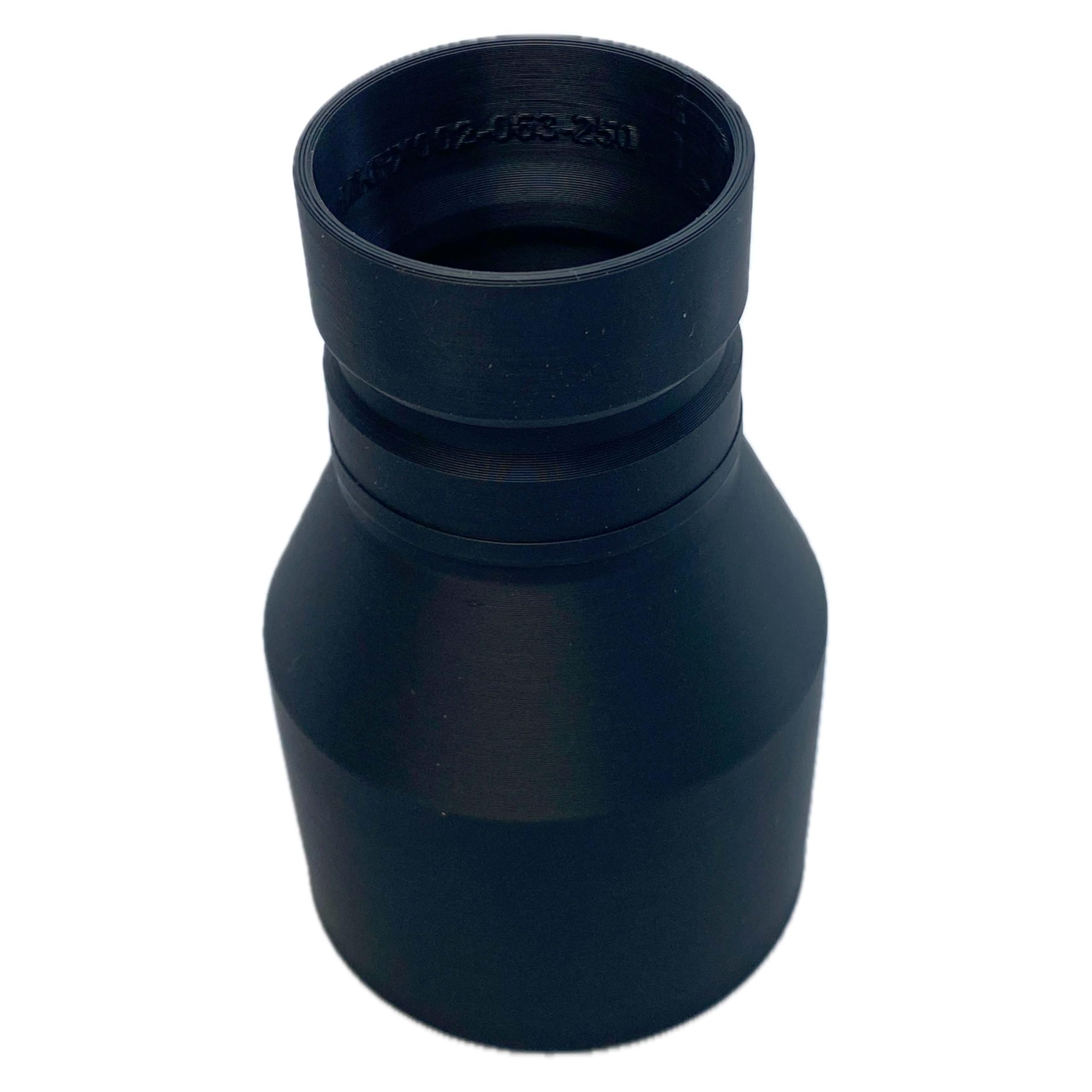 Maker Fixer Male Dust Extraction Adaptor Compatible with DeWalt AirLock, 63mm OD Outer Diameter (Male OD 63mm (2.5"))