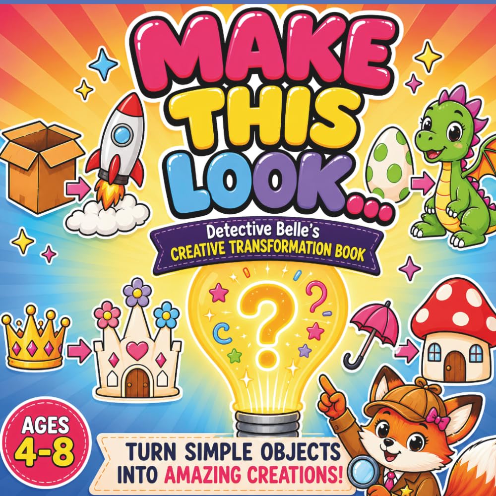 Make This Look: Detective Belle's Creative Transformation Book: Turn Simple Objects Into Amazing Creations for Kids Ages 4–8