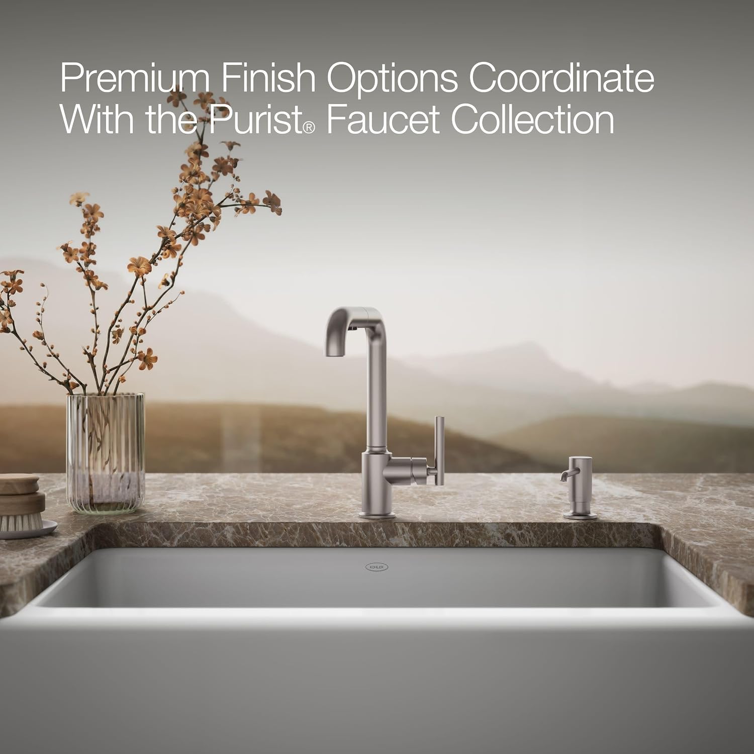 Purist Deck Mounted Soap/Lotion Dispenser with 16 oz Capacity