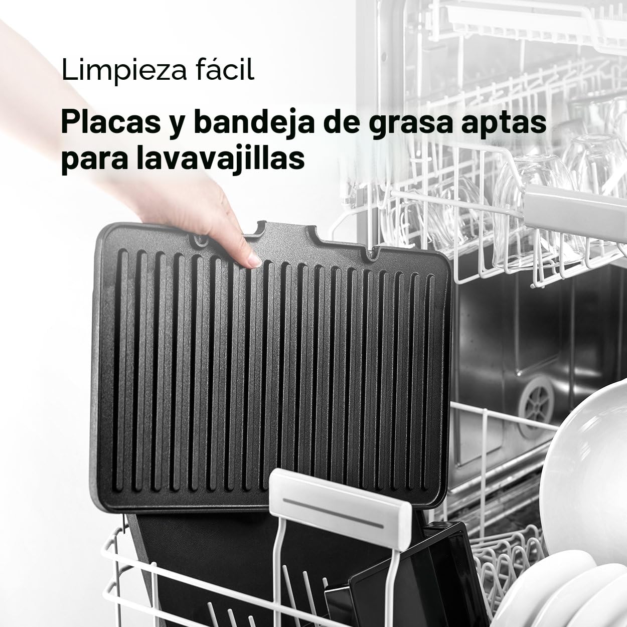 Braun MultiGrill 9 CG 9167, Plancha Eléctrica con Placas Planas, Parrilla y Gofres, 2 Termostatos Independientes, 3 Posiciones, Sonda Térmica, Apta para Lavavajillas, 2000W, Negro/Acero Inoxidable